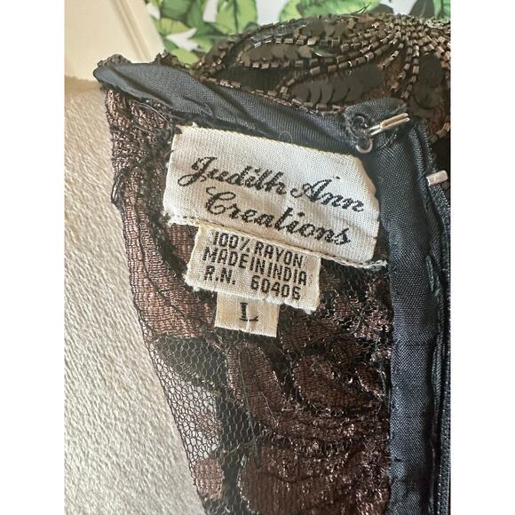 Vintage Judith Ann Creations Sequin & Lace Dress - Picture 8 of 8